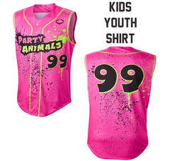 #99 Party Animals Sleeveless Jersey All sizes FOR KIDS YOUTH K18