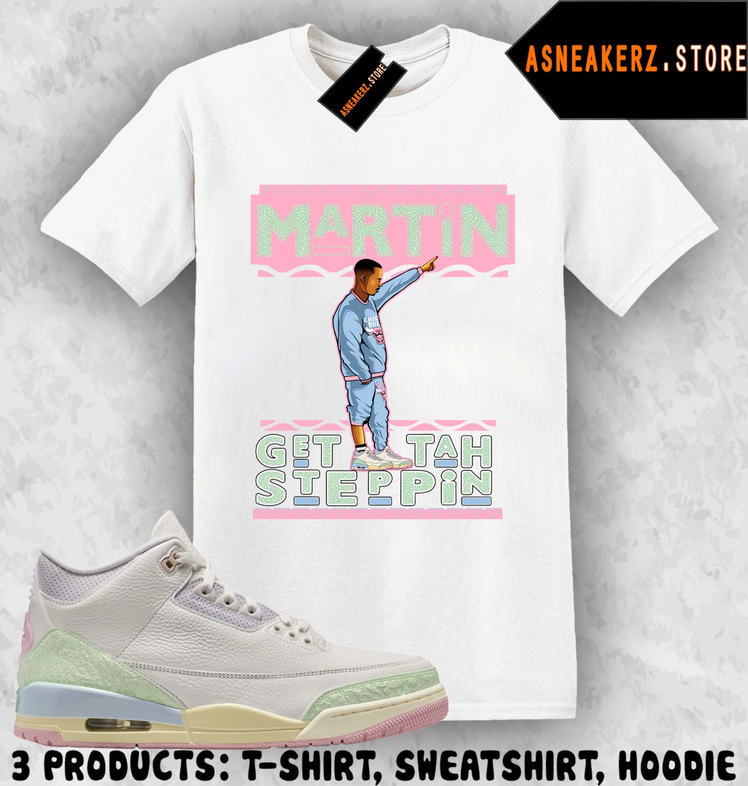 Shirt Matching AJ 3 Spring is in the Air 2026 Match Sneaker Sneakerhead Martin gallery