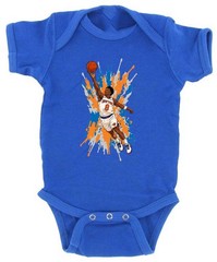 OG Anunoby Spray Paint Knicks Tip In Creeper Romper One Piece BABY