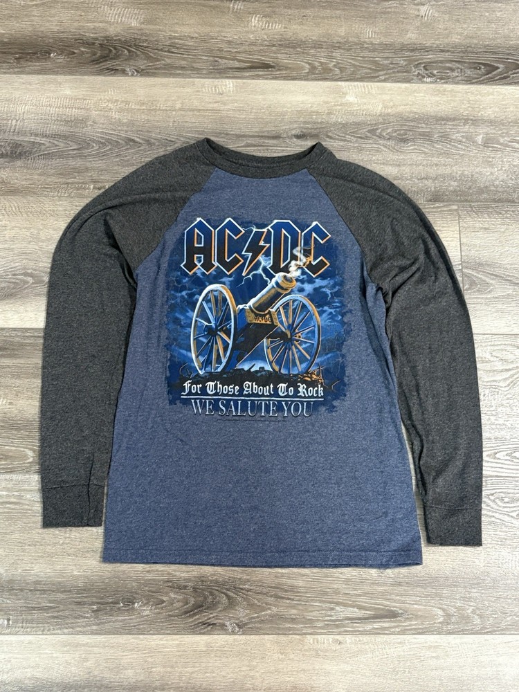 AC/DC For Those About To Rock We Salute You Long Sleeve Music – Men’s Medium