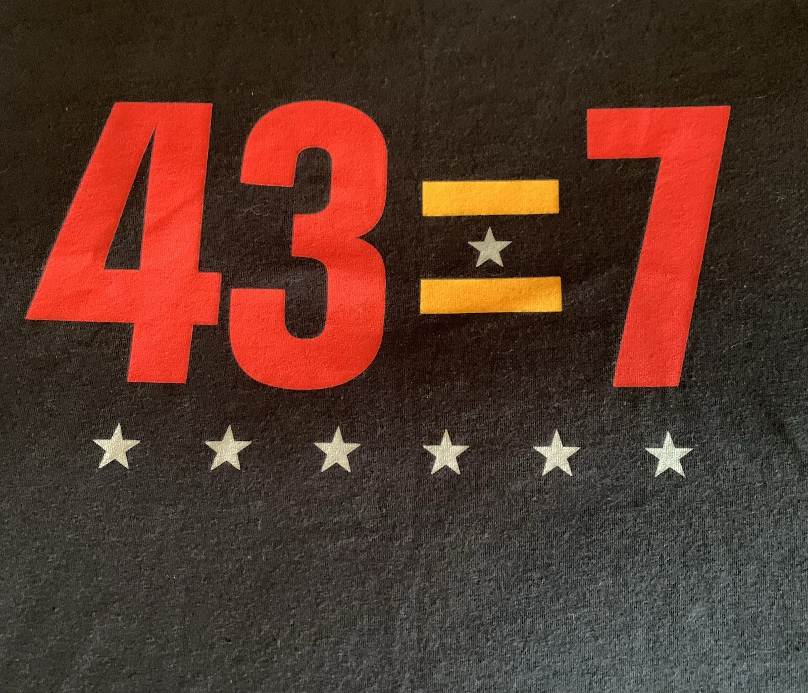 Rare limited-edition Tom Brady "43=7" Under Armour collaboration T-shirt gallery