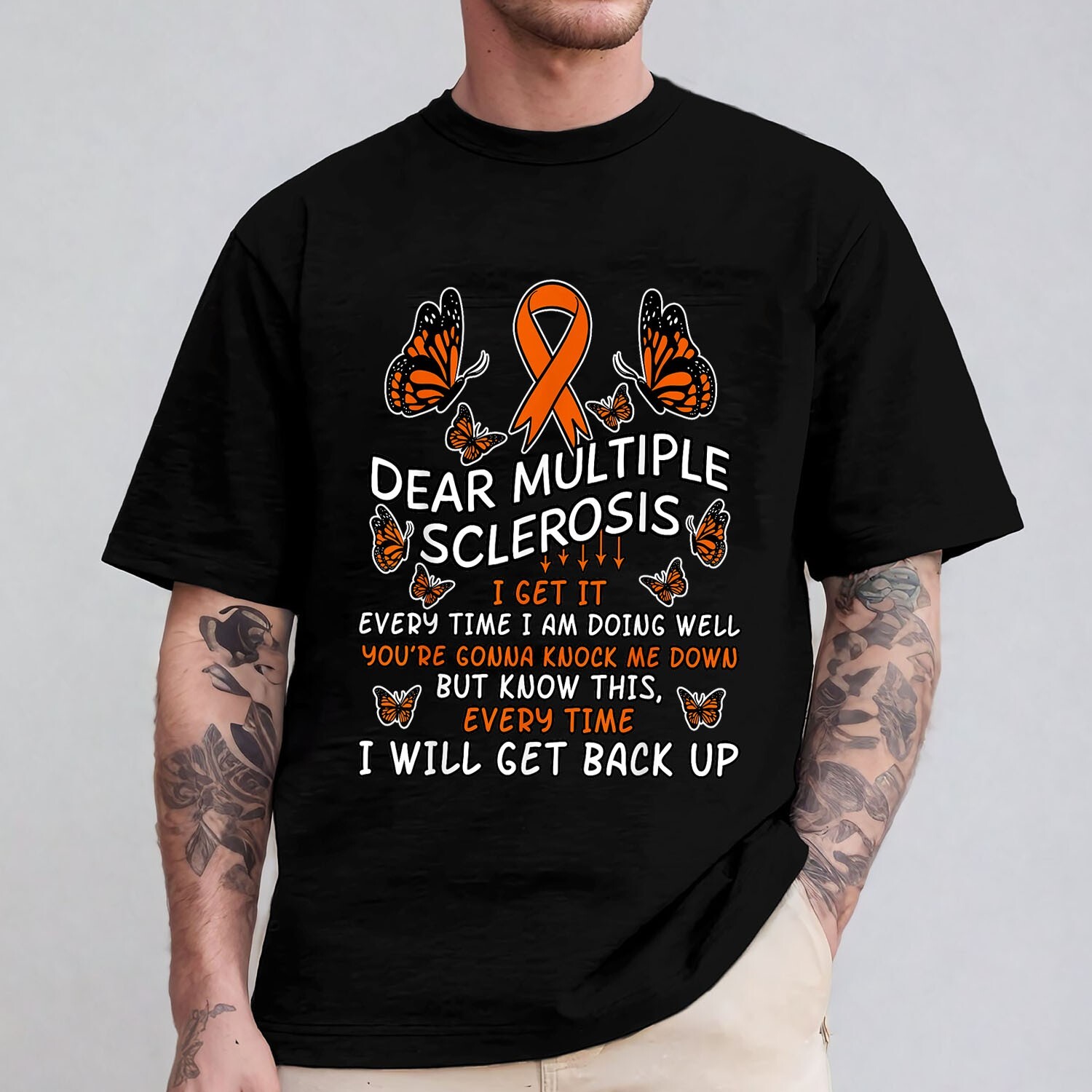 Dear Multiple Sclerosis Multiple Patient Awareness T-Shirt gallery