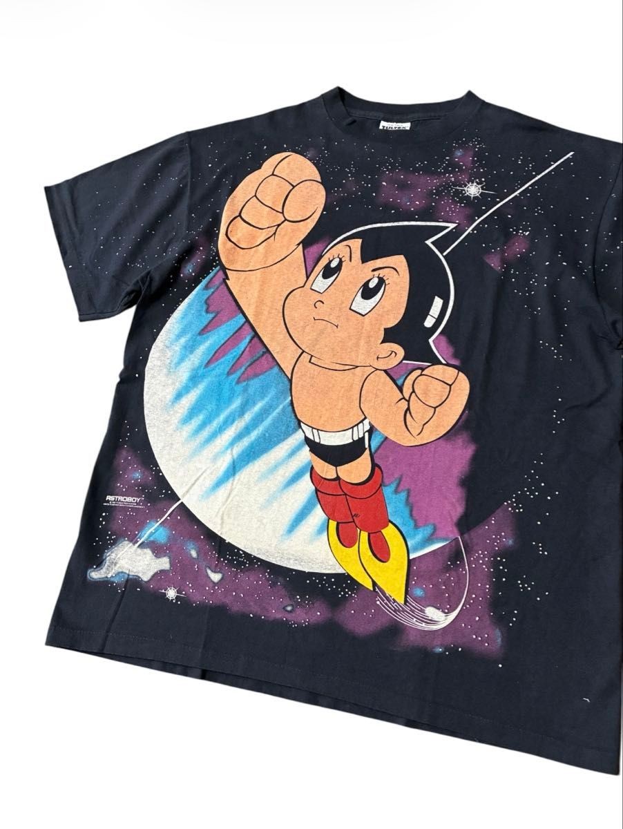 90s Astro Boy Mighty Atom Double Print T-Shirt XL Vintage Anime Tee gallery