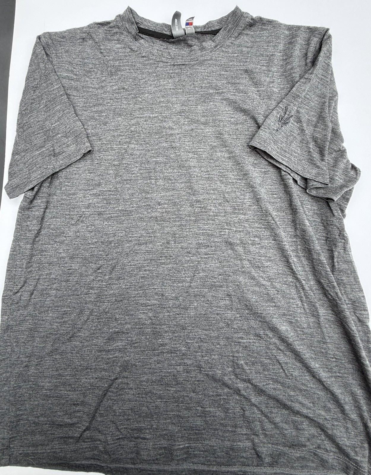 Men’s M ibex Gray Marled The Art Of Wool Made in USA T-Shirt