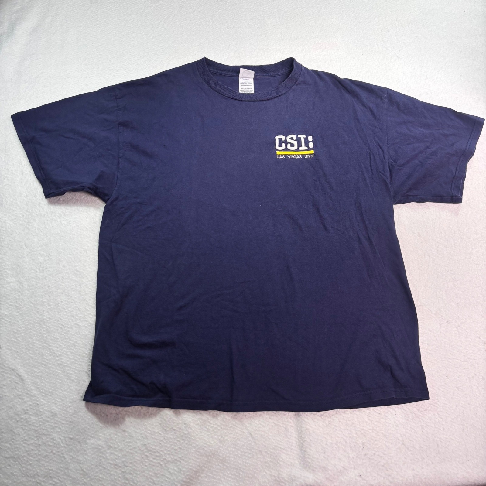 Delta Pro Weight CSI Las Vegas Unit Graphic T-Shirt Men's 2XL Navy Blue gallery