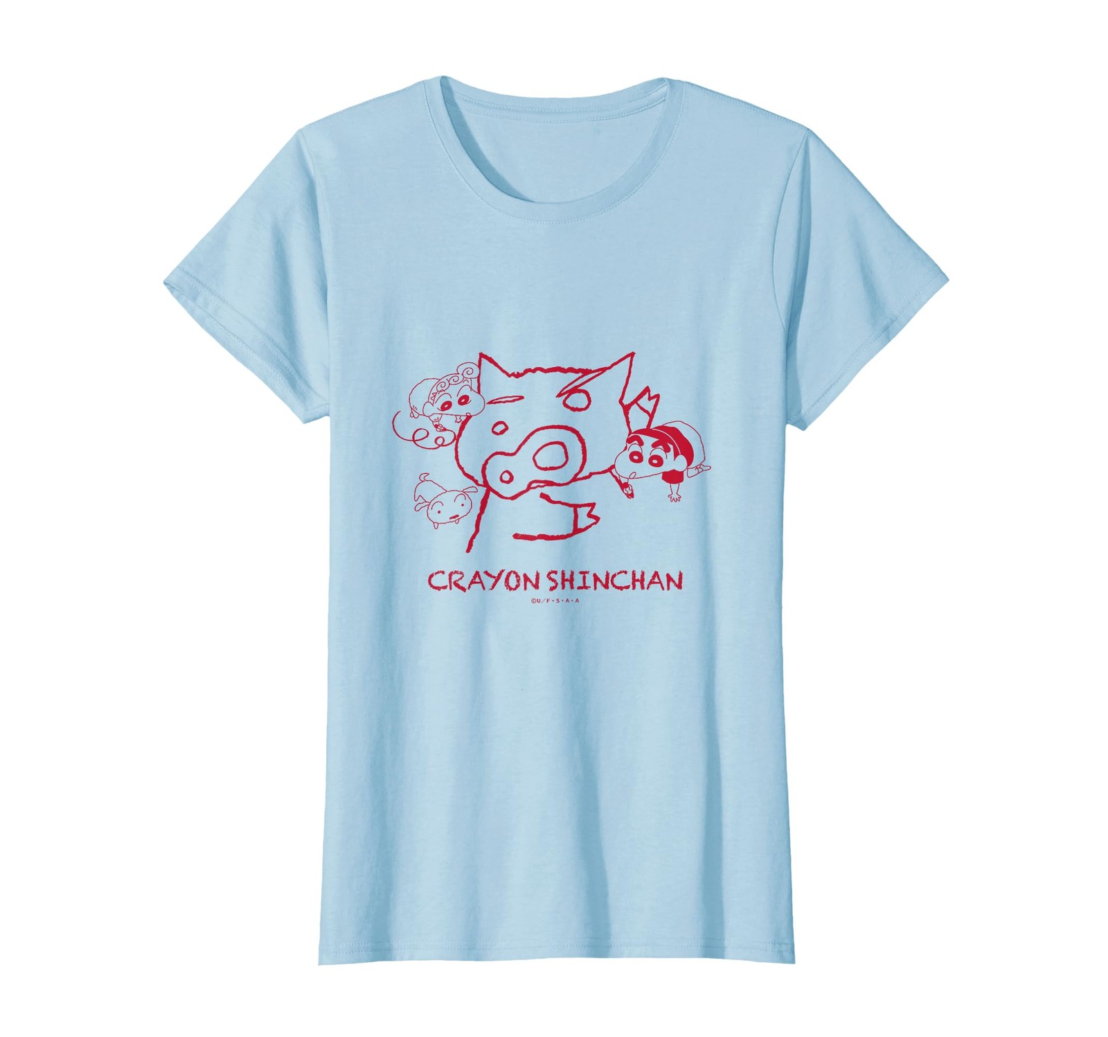 Crayon Shin-chan Buriburi Zaemon Graffiti Graphic T-Shirt gallery