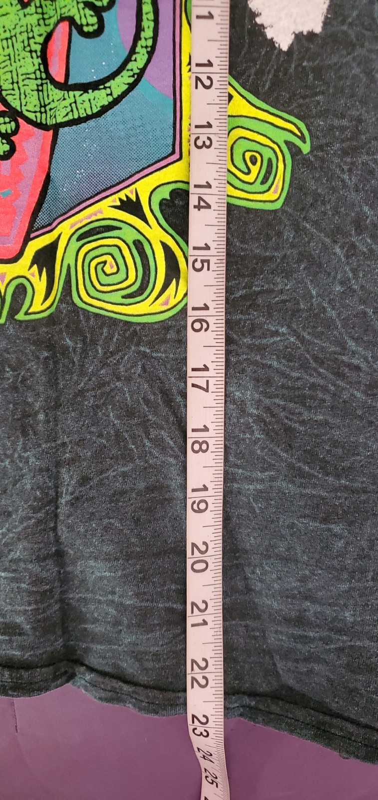 Gecko Hawaii 1980s Long sleeve Mock Neck Size L Gecko Surfing Green Multicolor gallery
