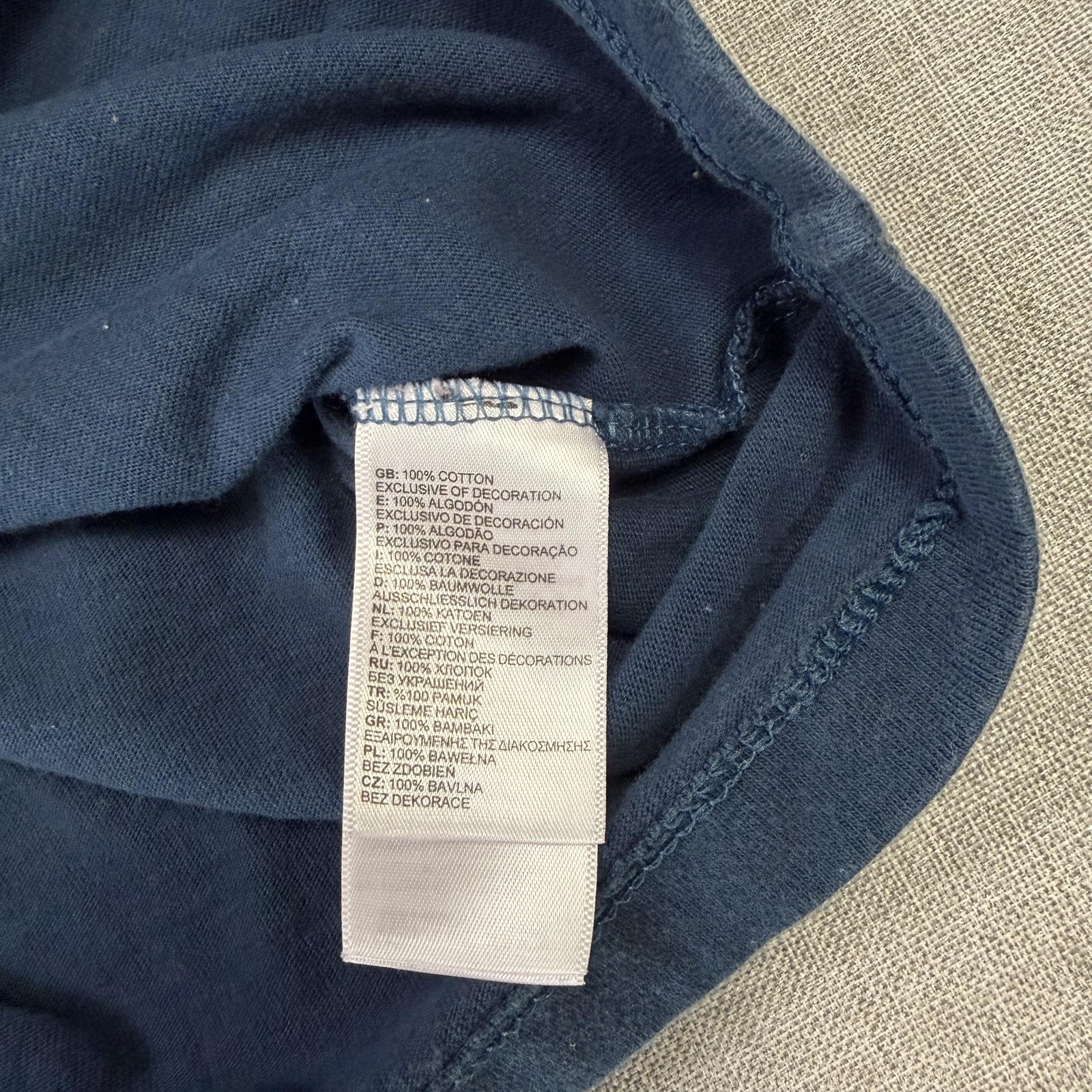 The North Face Shirt Mens Large Blue Crew Neck Short Sleeve Pack Van Graphic gallery