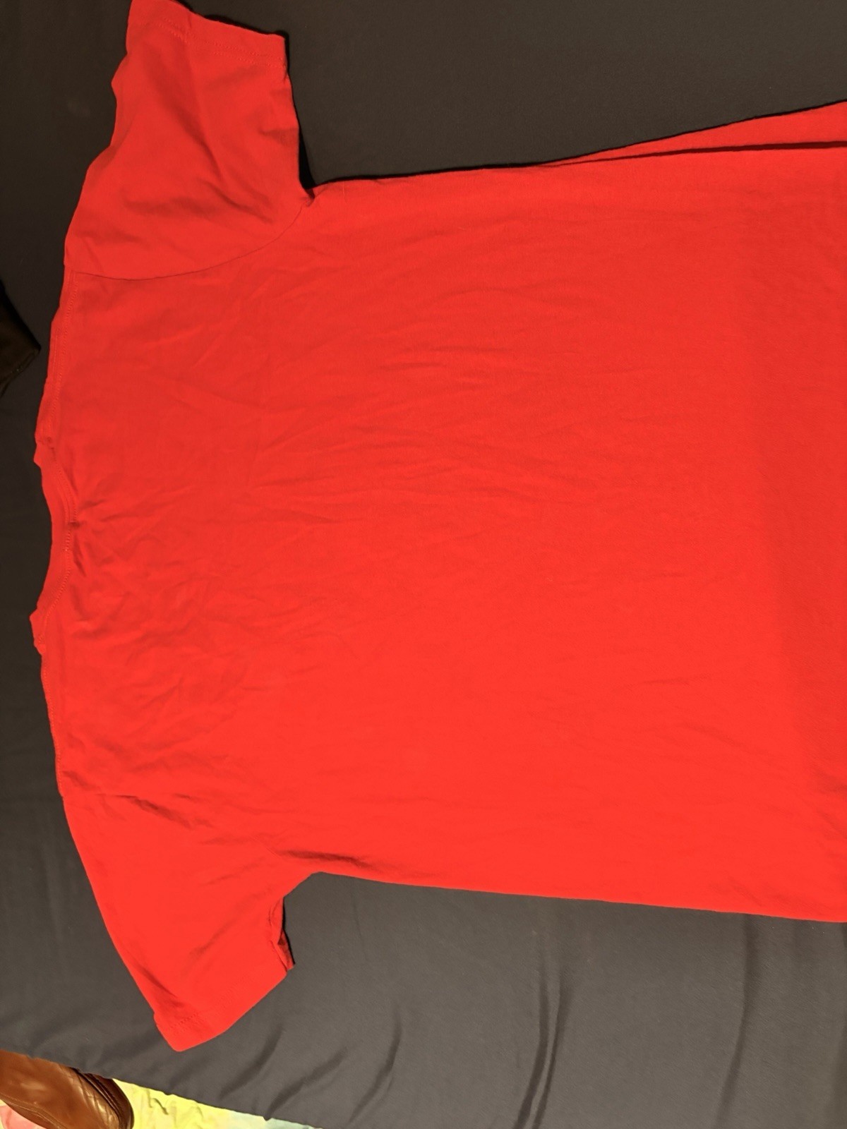 Miller High Life Graphic Logo Red/White Cotton Crew Neck Tee Men's L gallery