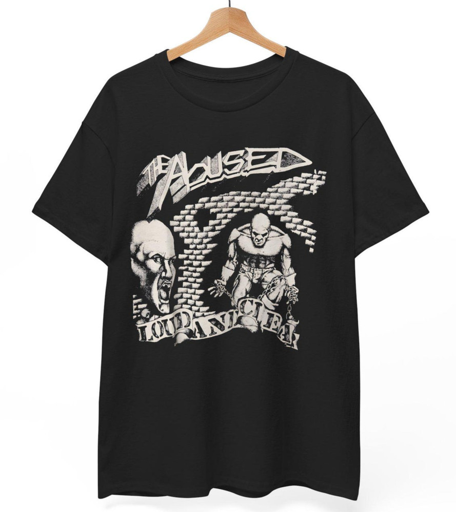 The Abused ‘Loud and Clear’ Hardcore Punk T-Shirt UNISEX Vintage Tee S-5XL