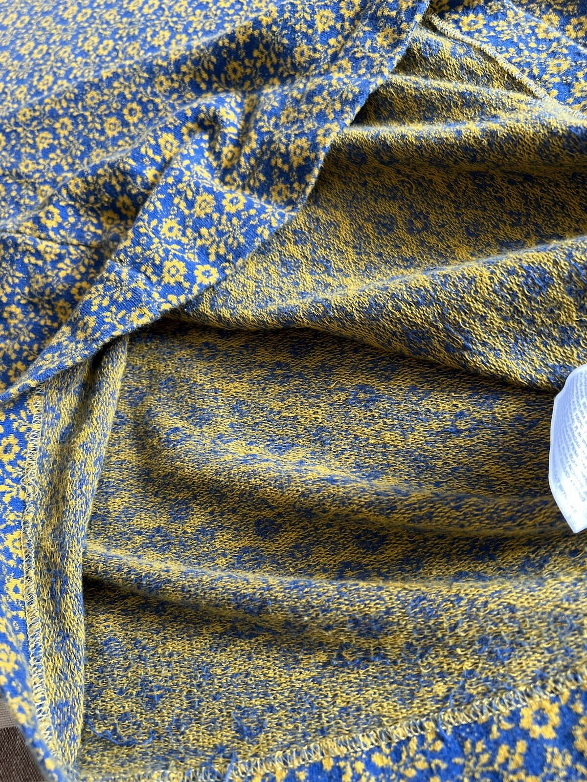 LVC T-Shirt M 1960’s Levi’s Knitted Jacquard Floral Raised Pattern Single Stitch gallery