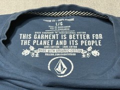 VOLCOM – Men’s T-shirt SIZE L – LARGE – BLUE – VOLCOM – True to This