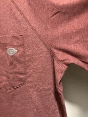 Dickies Performance Tee, Temp-iq Maroon 2-XL Size, Moisture Wicking