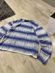 🔥00’s Custo Barcelona Mesh Stripped Top T Shirt Jean Paul Gaultier Style