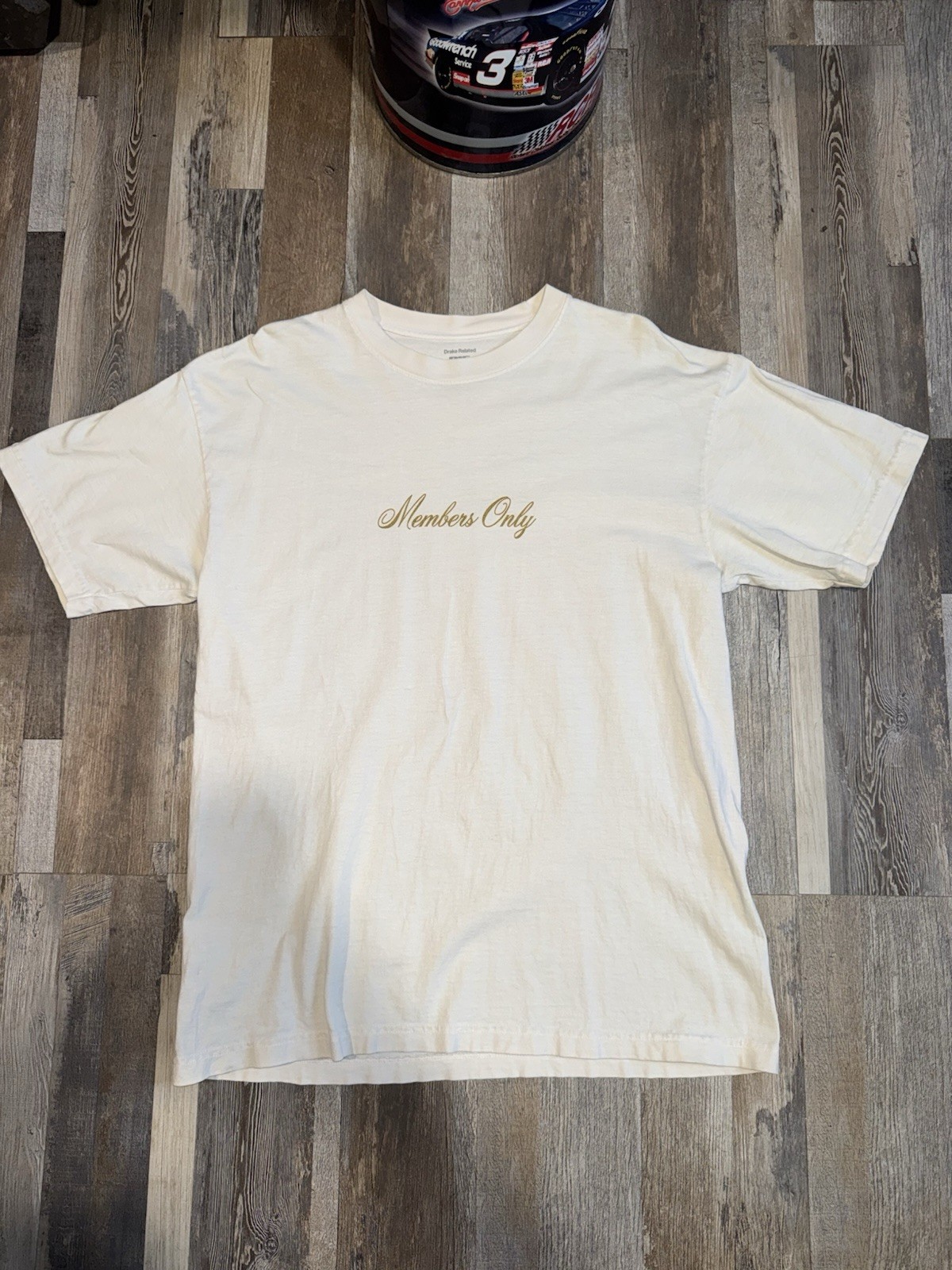 Members Only Owl Graphic Logo White Men's Crew Neck Short Sleeve T-Shirt L gallery
