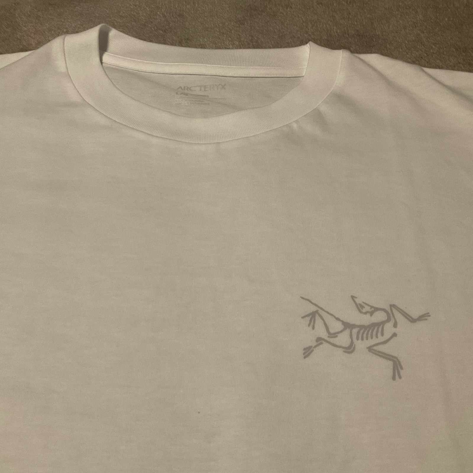Arc'teryx Mens - Kragg SL Cotton SS Shirt S/S Tee T-shirt - White Light gallery