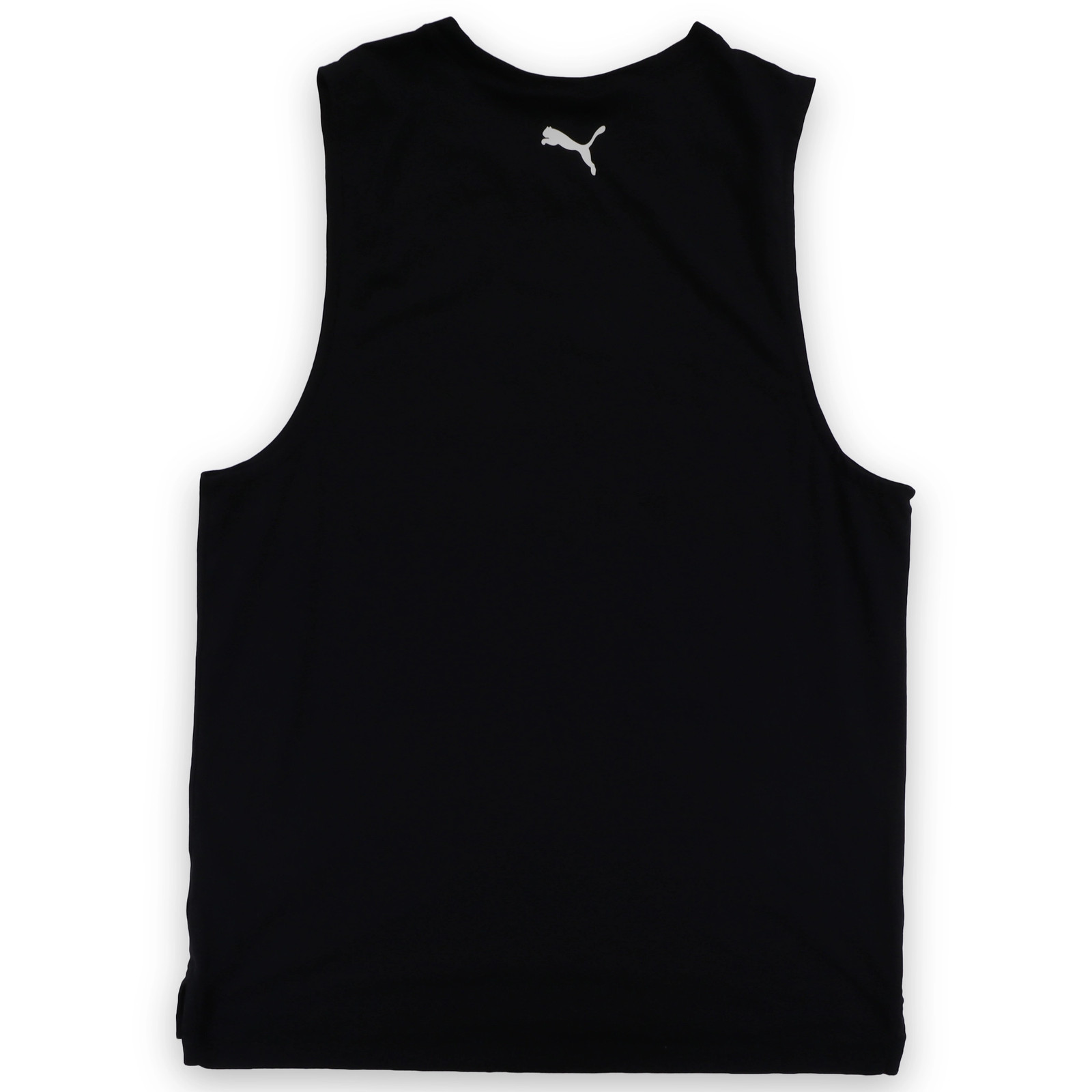Puma Tank Top Mens Big Logo L Black Polyester Blend Sleeveless gallery
