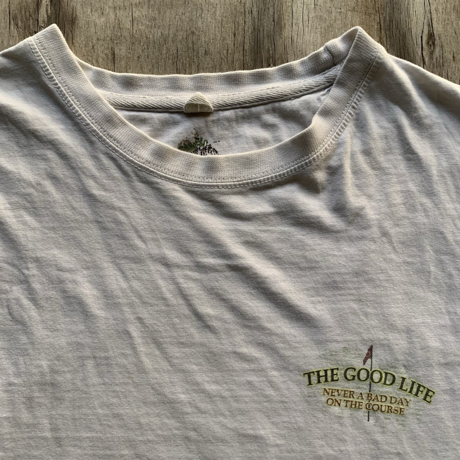 Vintage 2010 Golfing T-Shirt L White Sports Classic Summer Vacation DISTRESSED gallery