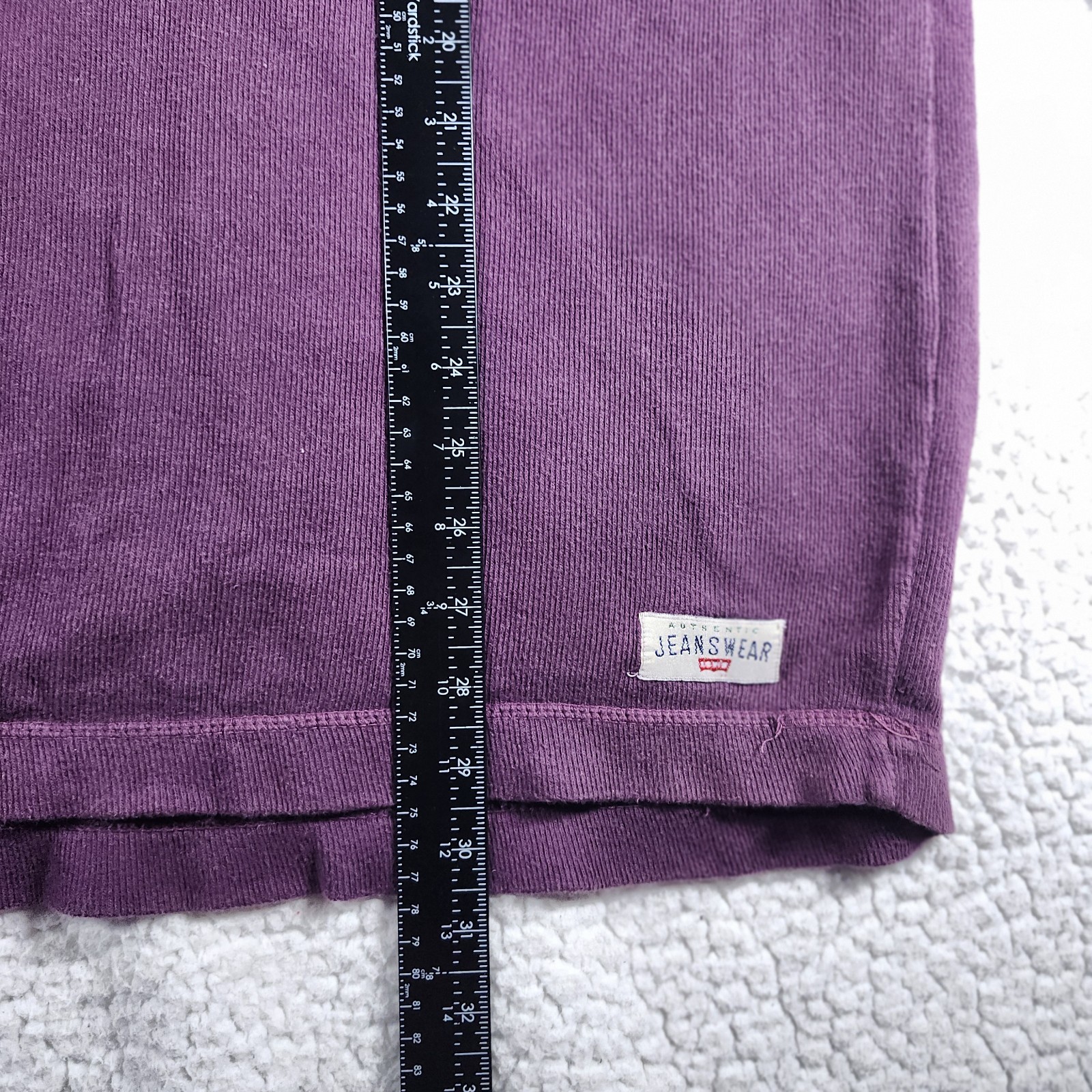 Levi's Authentic Jeanswear Mens Large Purple Thermal Henley Shirt Long Sleeve... gallery
