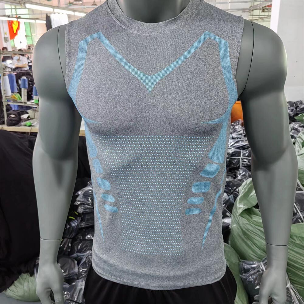 New Compression Shirt Version Shaping Sleeveless Vest Mens Comfortable Tank gallery