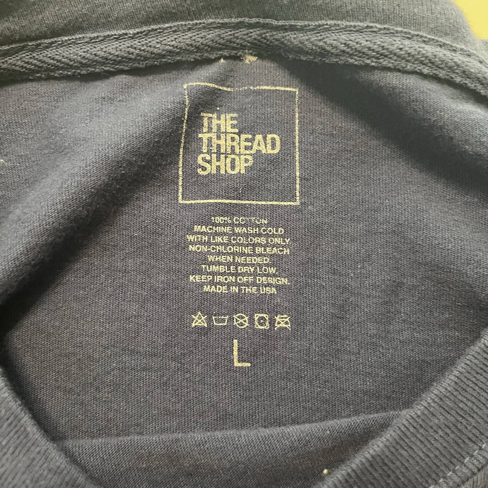 The Thread Shop Blue Long Sleeve Nas N.Y. State of Mind Tee L Made in USA gallery