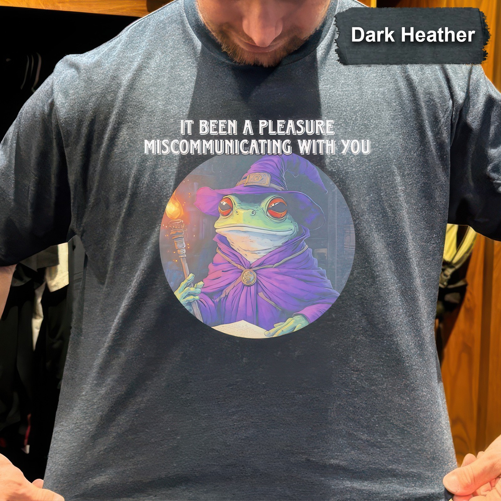 Wizard Frog It’s Been a Pleasure Miscommunicating With You Shirt Funny Meme Tee gallery
