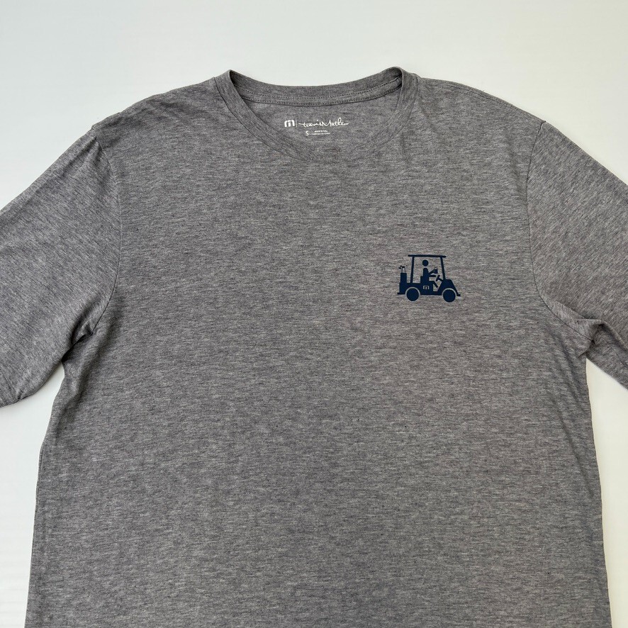Travis Mathew Shirt Men Small Weekend Forecast Drink Golf Work Party Gym Core Go gallery