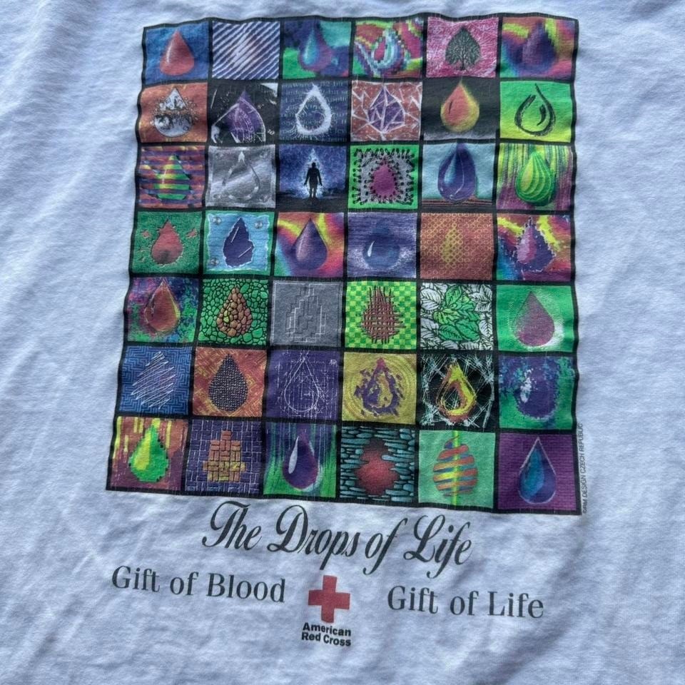 Vintage 90s The Drops Of Life Art Array Medical Technology Shirt Promo gallery