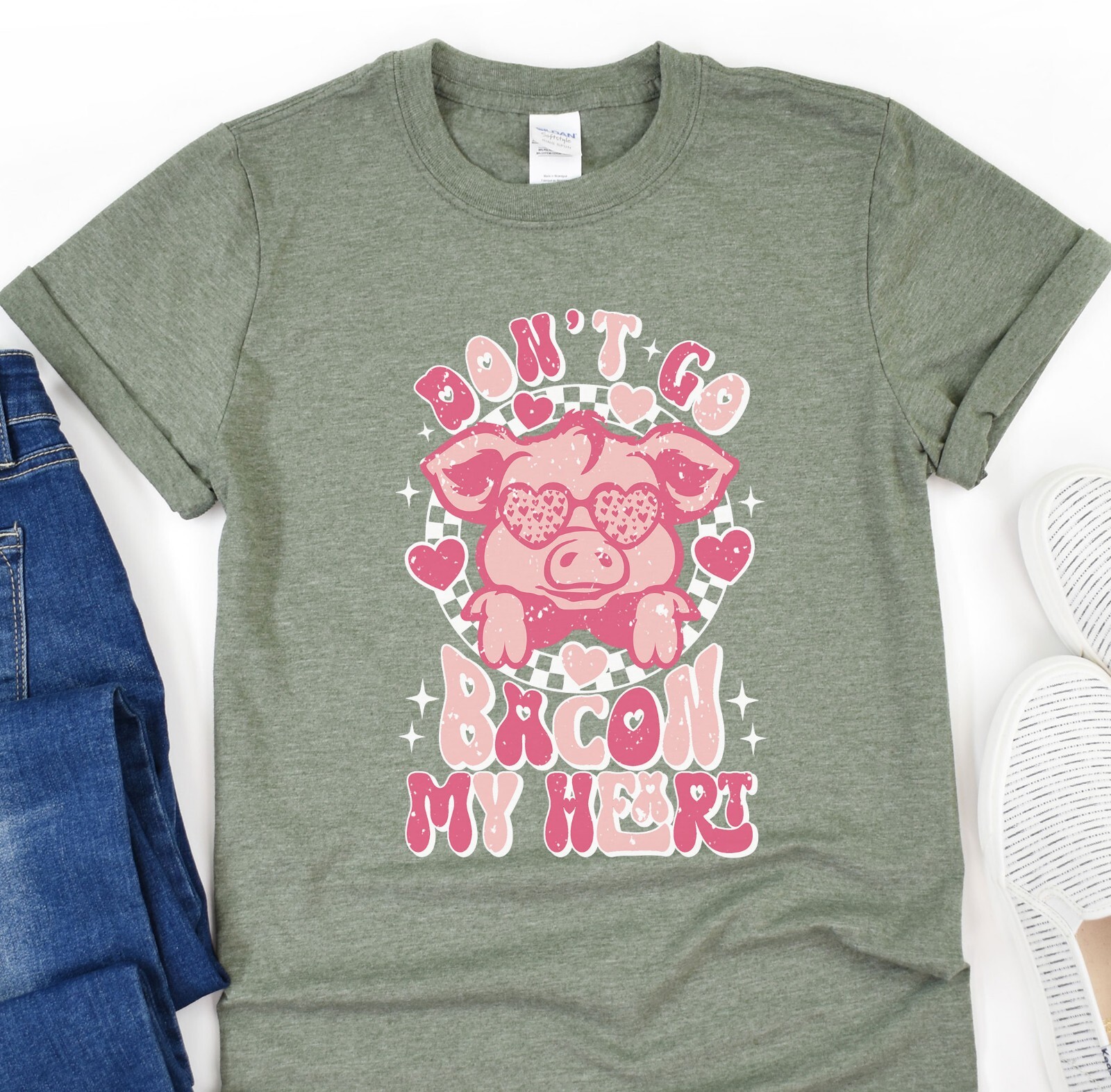 Grinch Movie T-Shirt Don't Go Bacon My Heart Christmas Shirt Christmas Gift gallery