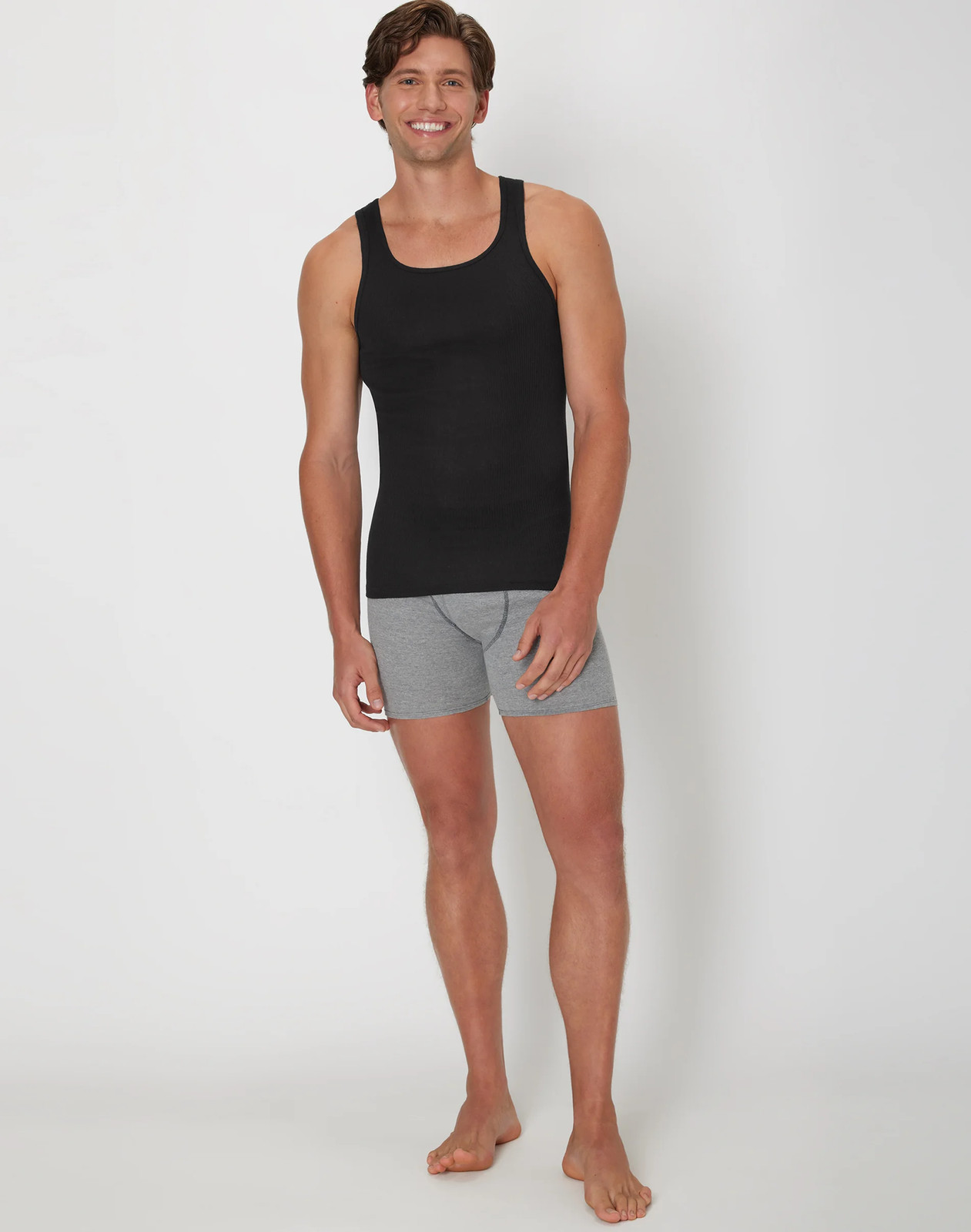 Hanes Tank 6-Pack Ultimate ComfortSoft Dyed Tagless Wicking Cool Comfort Ribbed gallery