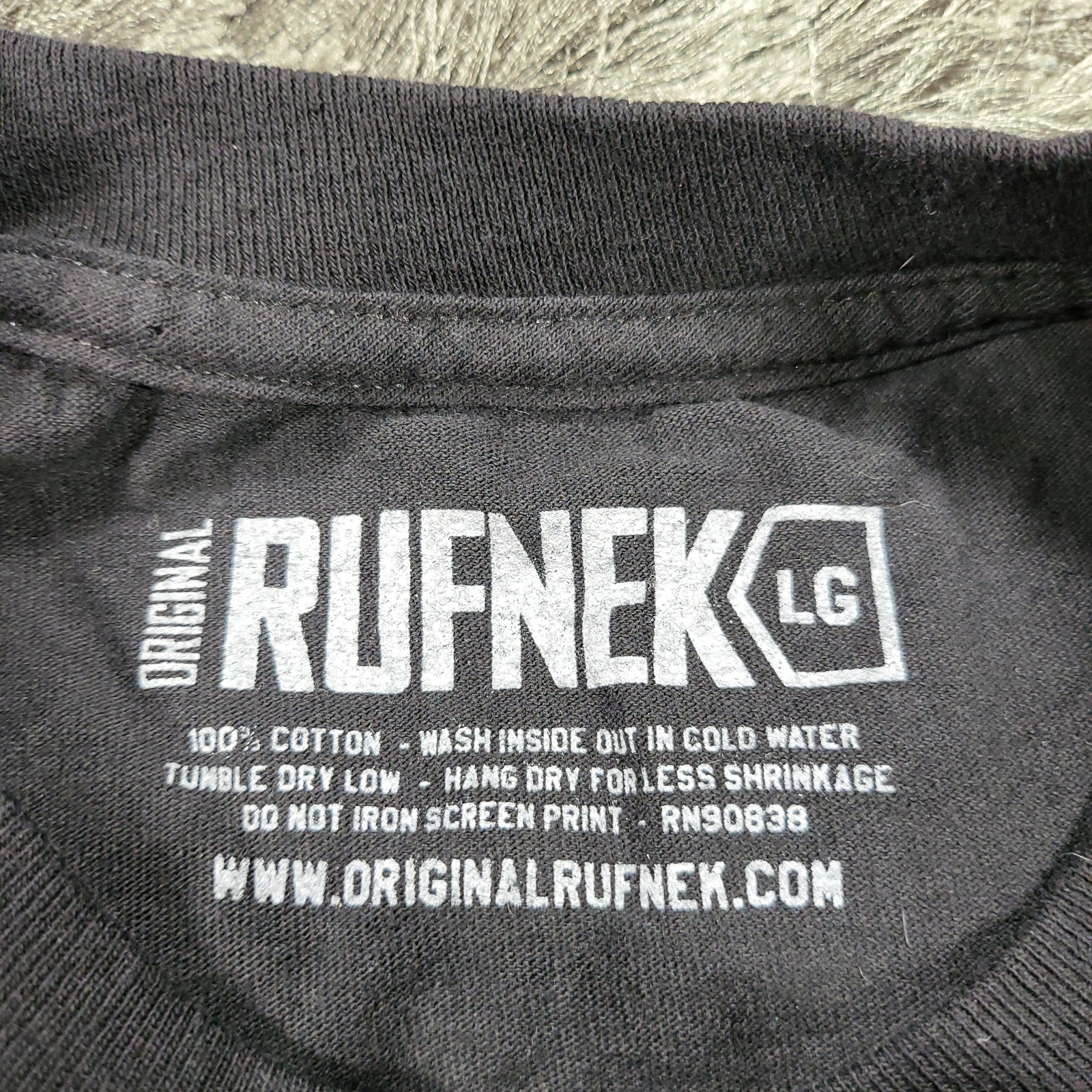 Rufnek T-Shirt Mens Large Black Panther Marvel Short Sleeve Cotton Pullover Logo gallery