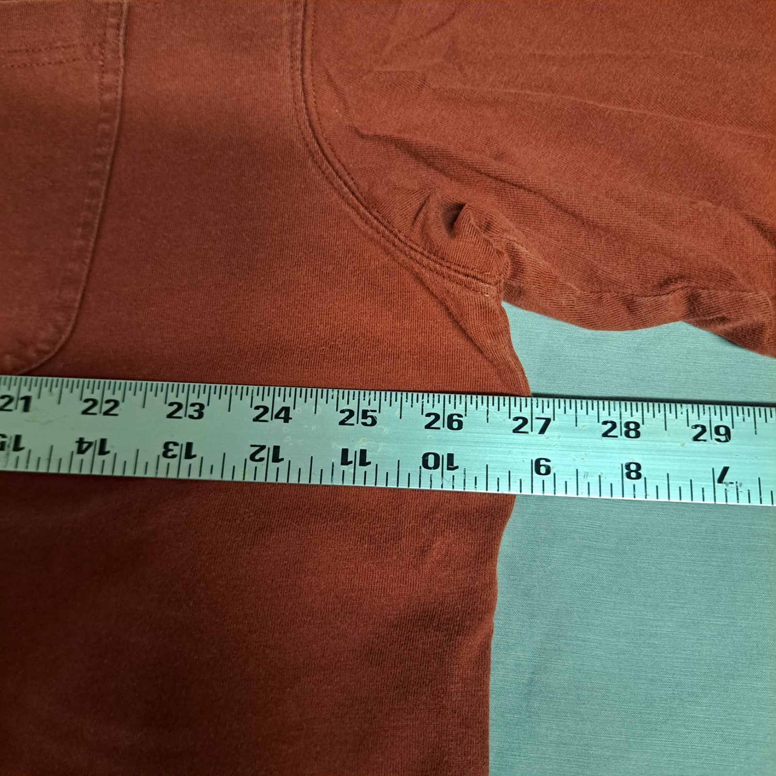 3 Shirt Lot-Duluth Mens Short Sleeve Cotton Crew Neck Redhead Henley Shirt Pockt gallery