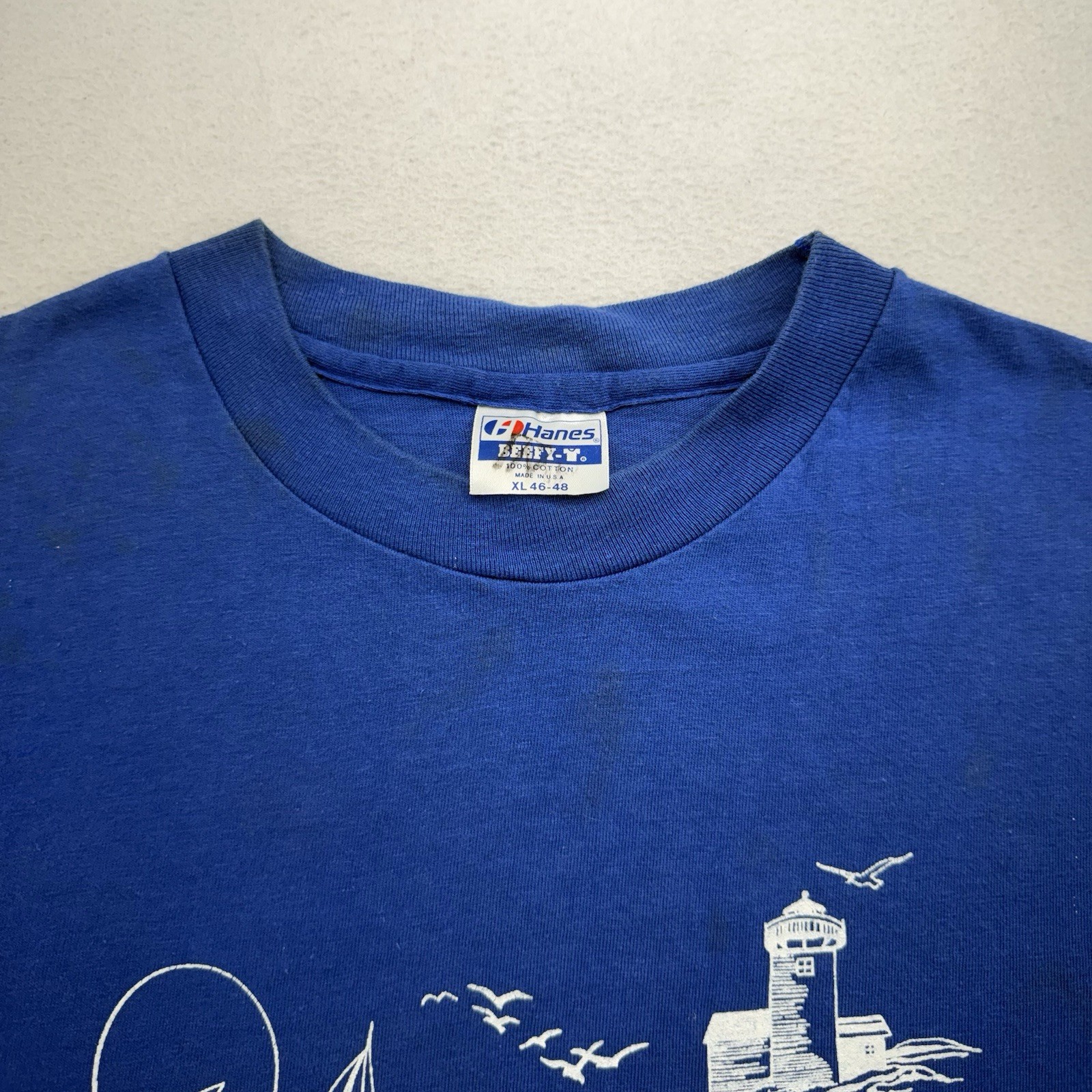 Vintage Cape Cod Lighthouses T-Shirt XL Massachusetts Souvenir Graphic Distress gallery