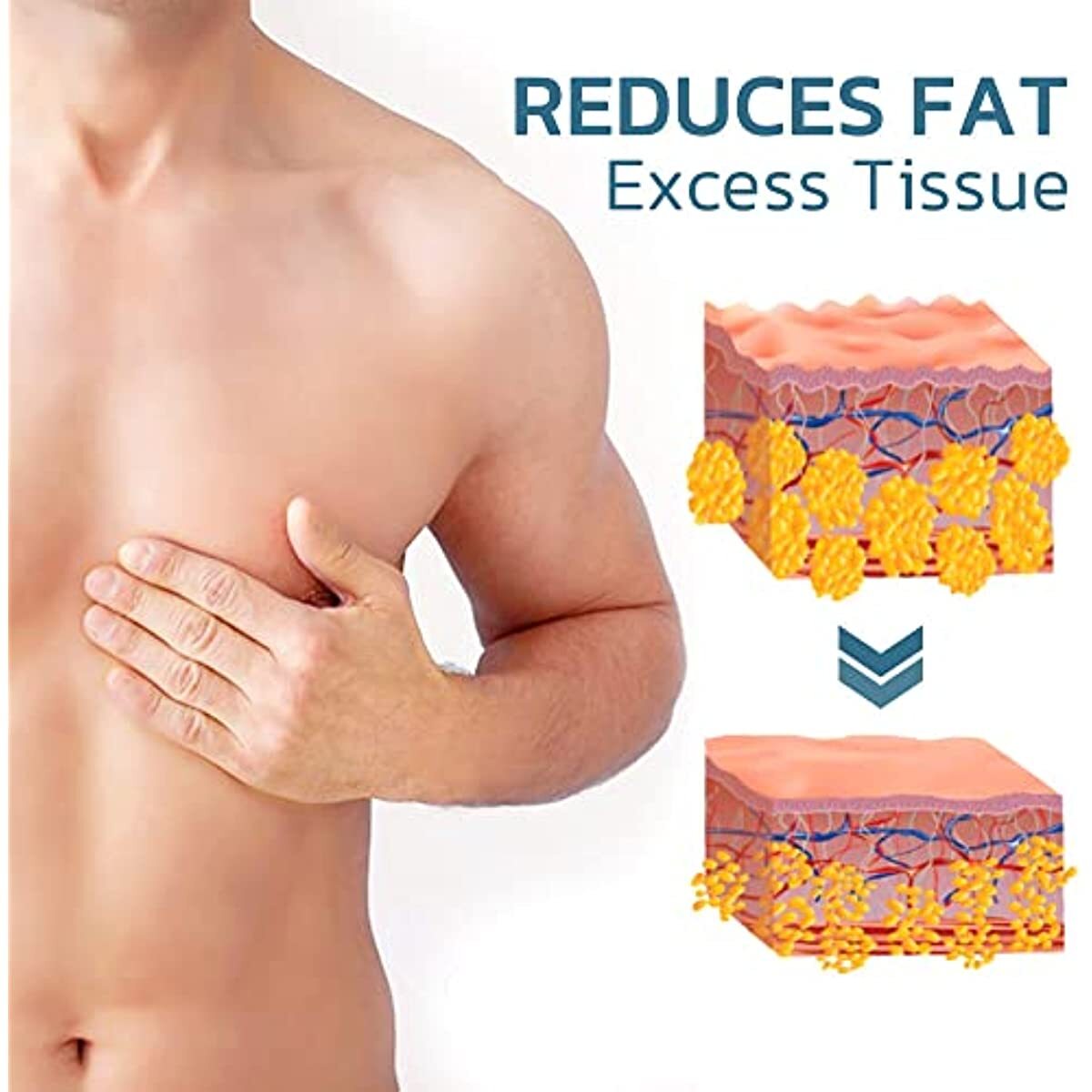Gynecomastia Compress Tank Top Men Slimming Body Shaper Vest Undershirt Cooling gallery