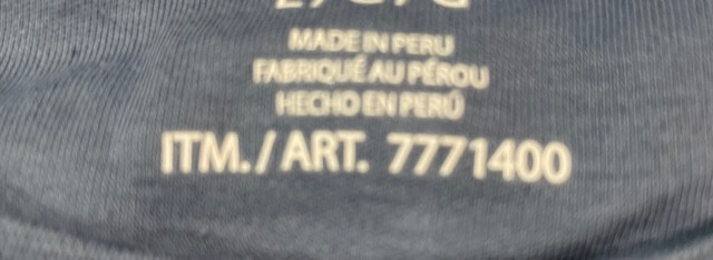 KIRKLAND MEN'S PERUVIAN PIMA COTTON TEE T-SHIRT(DUSTY BLUE SMALL)NWT gallery