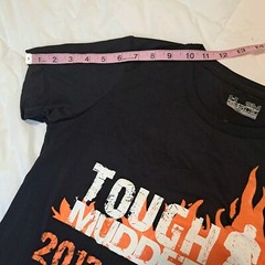 Under Armour Tough Mudder 2013 Finisher Heat Gear Black Size Small Semi Fitted
