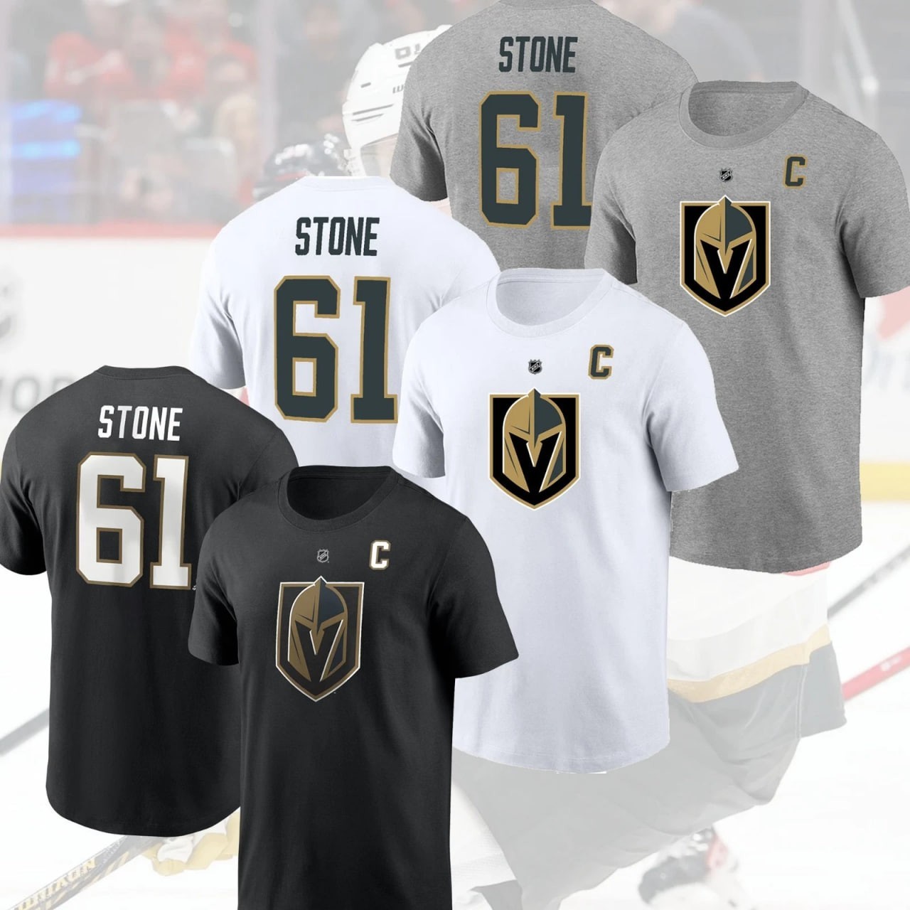 HOT! Mark #61 Stone Marner Vegas Golden Team 2026 Name and Number Gift For Fan gallery