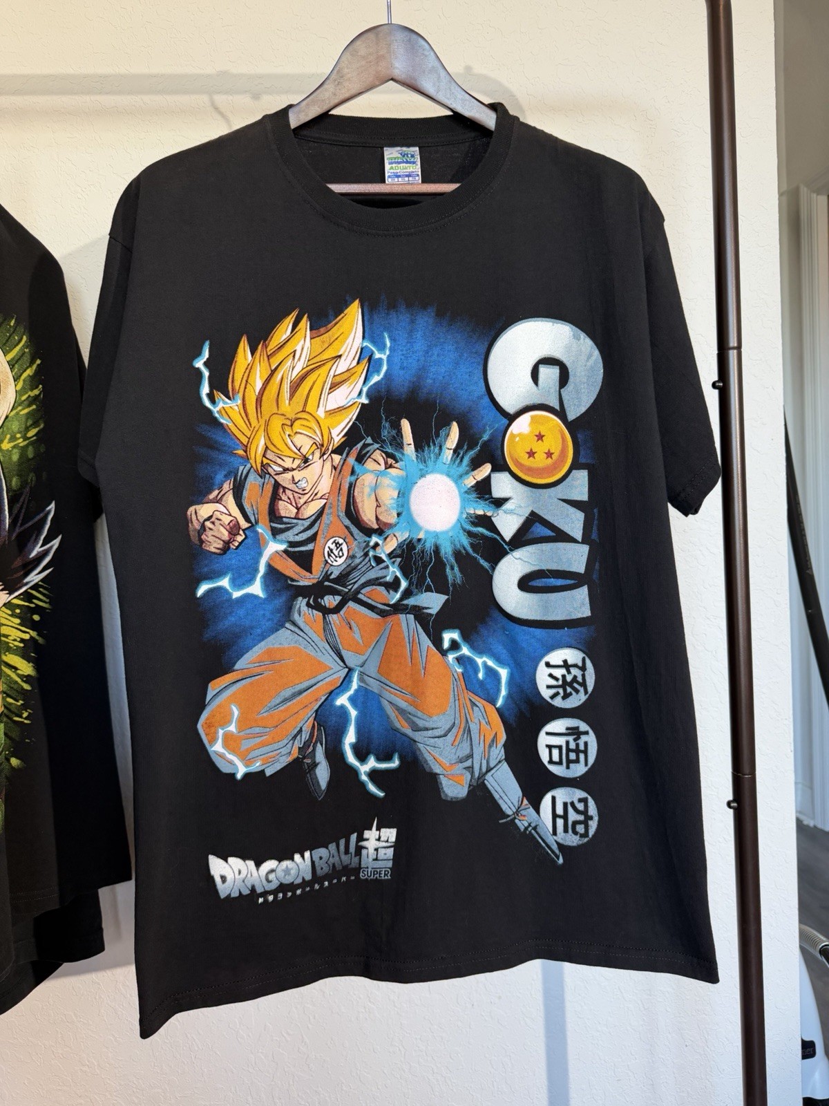 Dragon Ball Z Super Goku Super Sayian Double Sided Anime Thessh T Shirt XXL gallery