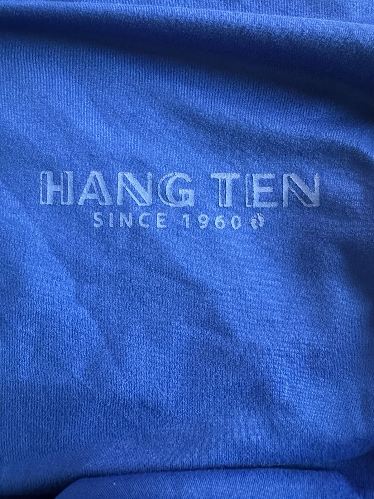 Hang Ten Since 1960 Men's Blue Graphic Long Sleeve Crew Neck T-Shirt L gallery