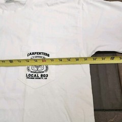 Carpenters Orange County California Local 803 Men’s T-shirt – Size Large