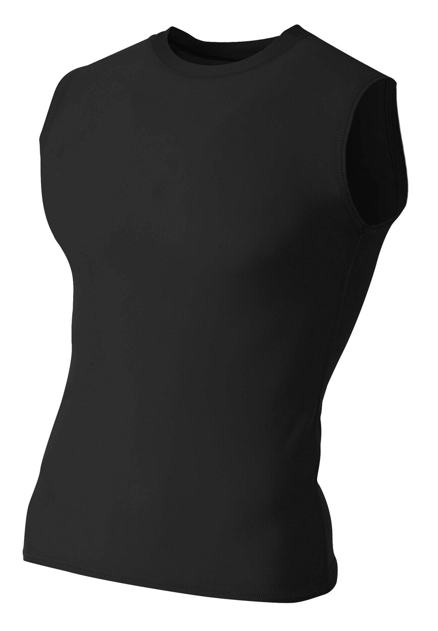 A4 Mens 80% Polyester/20% Spandex Compression Muscle Tee N2306 S-3XL gallery