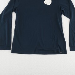 prAna Organic Cotton Everyday Long Sleeve Tee T Shirt Mens Small Dark Blue $49