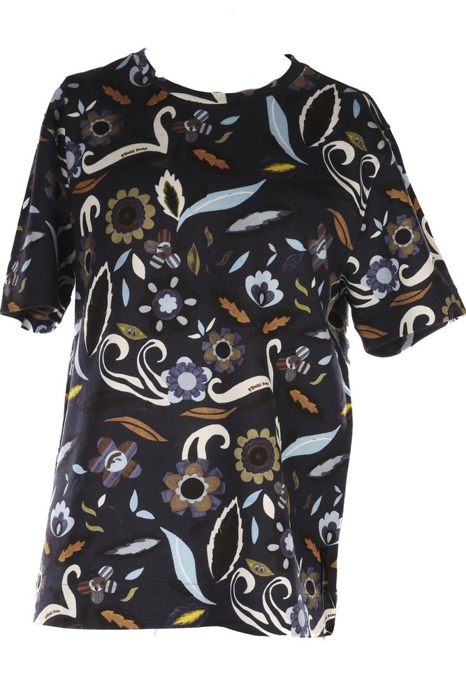 FENDI MULTI MEN’S COTTON T-SHIRT
