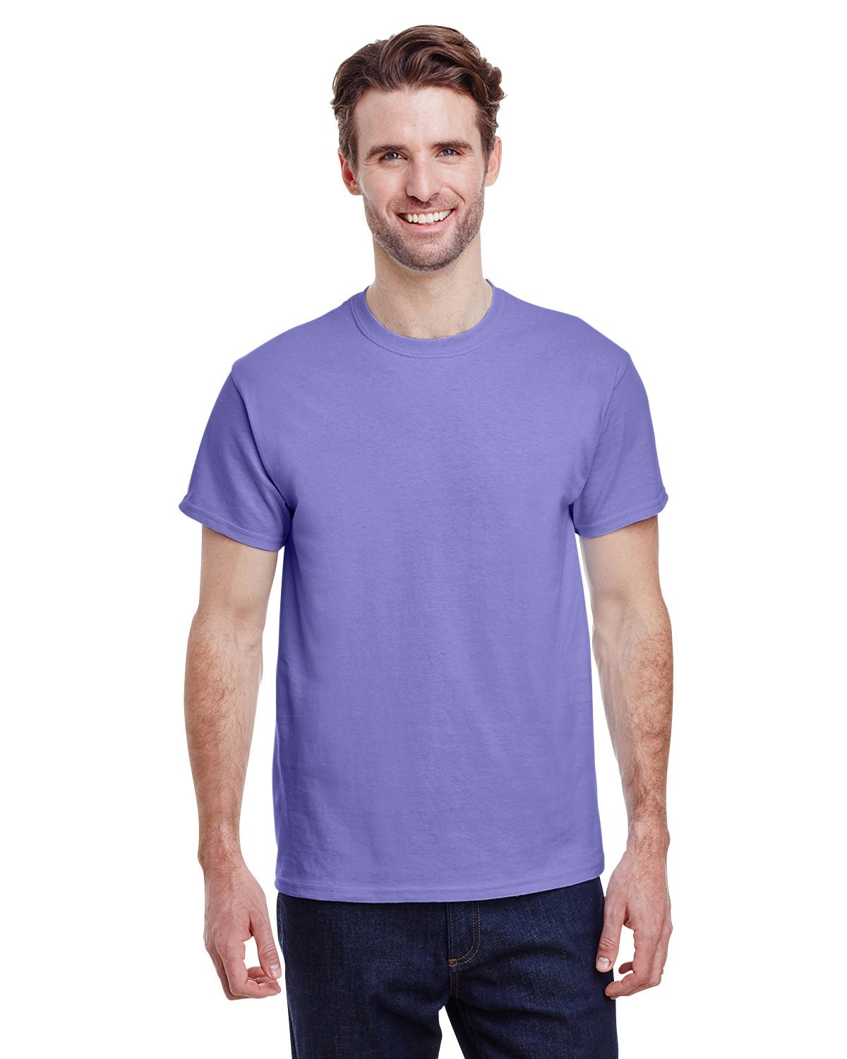 Gildan G500 Adult Solid Heavy Cotton Tee Plain Blank Casual T-Shirt gallery