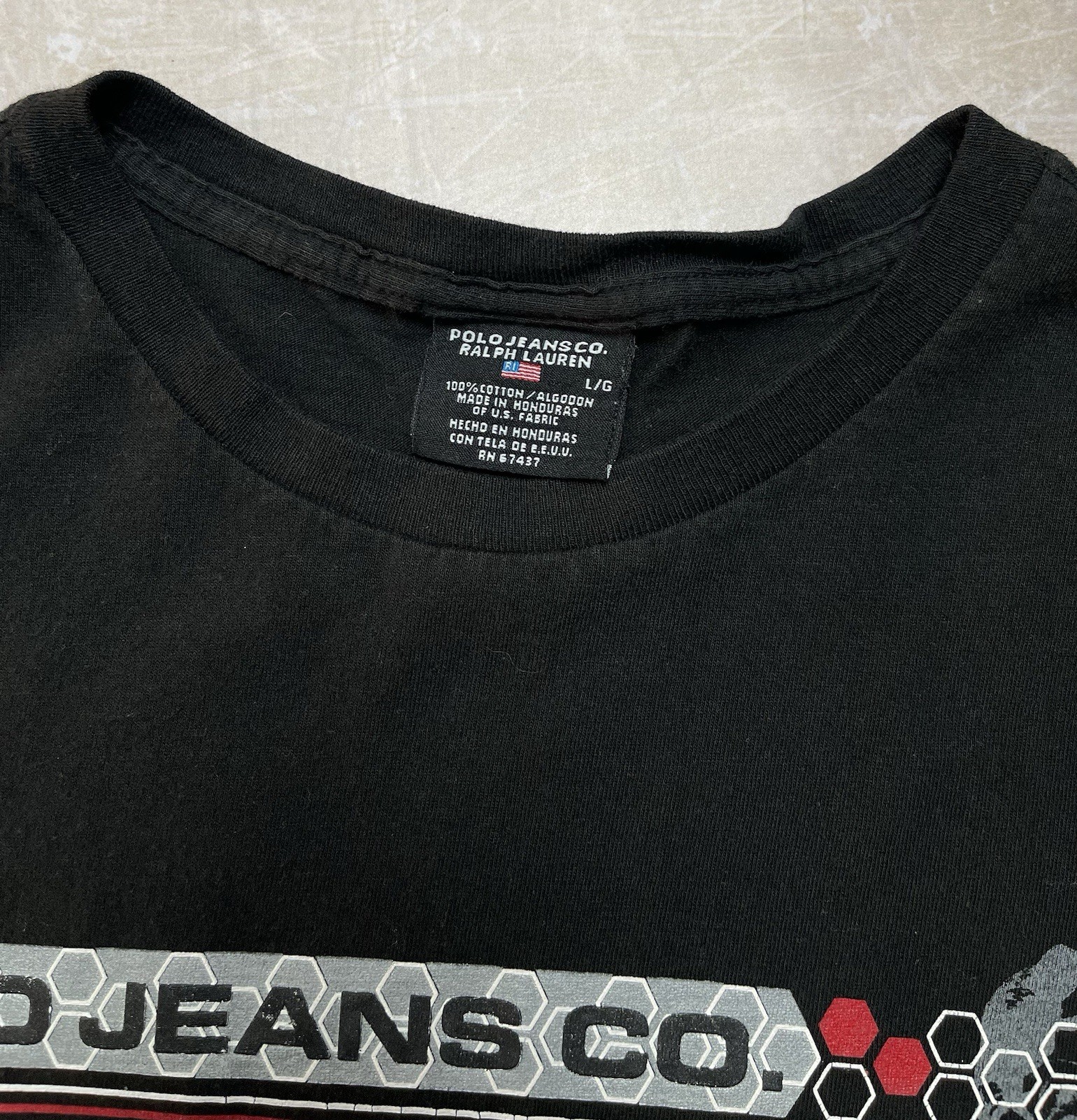 Vintage Y2K Polo Ralph Lauren Jeans Co Titanium Skateboarding Shirt Skate Tee RL gallery