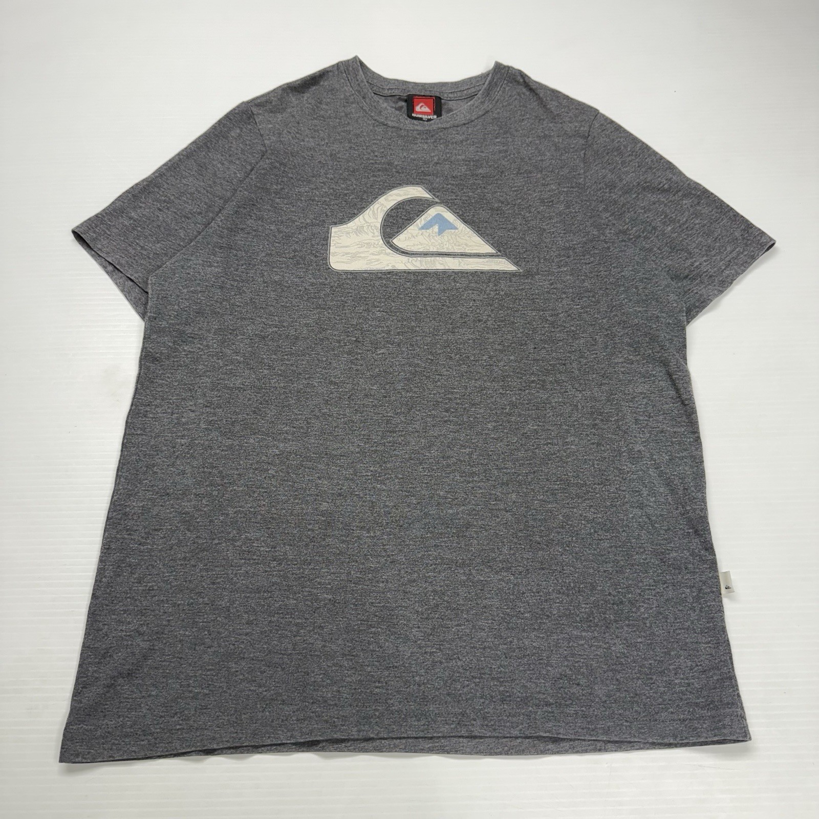 Vtg Quiksilver Wave Logo Mens Shirt L Gray Punk Y2K Sports Outdoor Graphic Beach gallery