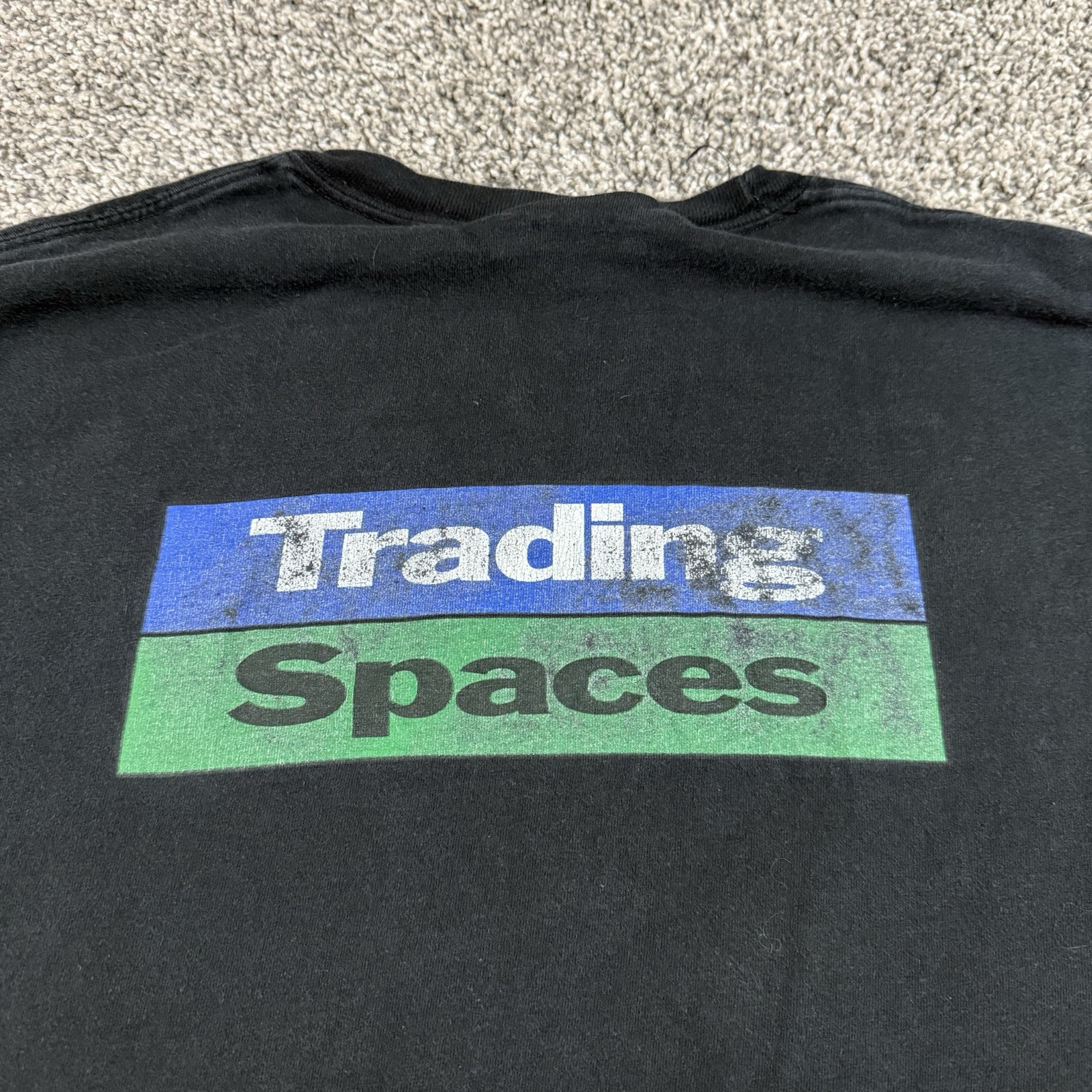 Vintage Discovery Channel TLC Trading Spaces T-Shirt Xl Promo Black Short Sleeve gallery
