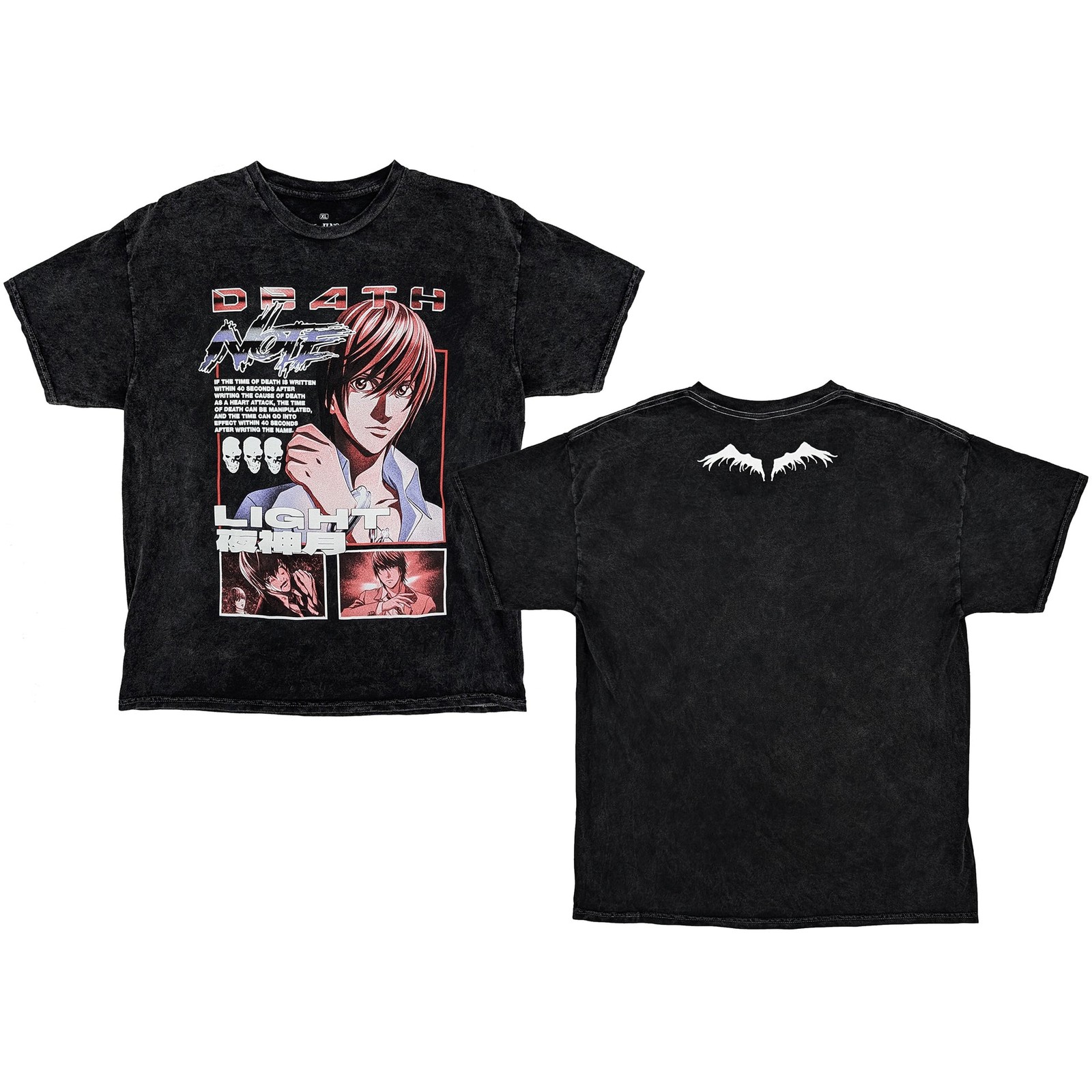 Death Note Light Yagami Magazine Cover Mineral Comfort Colors T-Shirt gallery