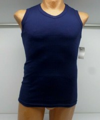 Jocko Men’s Van Ribbed Tank Top Navy Blue Size Small-XLarge J1002 157C