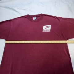 USPS Bellmawr Processing Distribution Center Tee Shirt XL Burgundy Postal USA